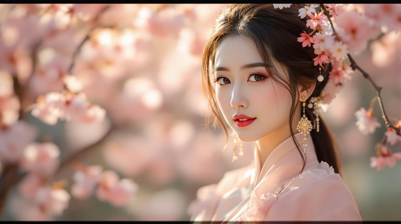 图集汇樱花汉服唯美写真